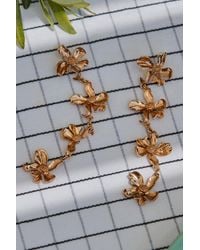 Sosandar - Flower Detail Drop Earrings - Lyst