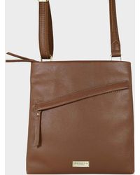 Assots London - 'Florence' Pebble Grain Leather Crossbody Sling Bag - Lyst