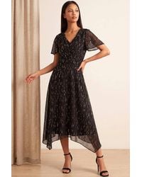Roman - Petite Foil Printed Dress - Lyst