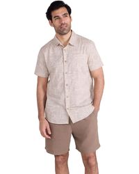 Mountain Warehouse - 'Preston Illustration' Shirt Breathable Summer Holiday Top Cotton - Lyst