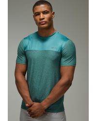 BoohooMAN - Active Performance Regular Fit Marl T-Shirt - Lyst
