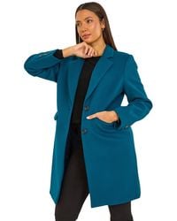 Roman - Tailored Single Breasted Coat - Lyst