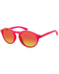 Calvin Klein - Acetate Sunglasses With Oval Shape Ckj747S - Lyst
