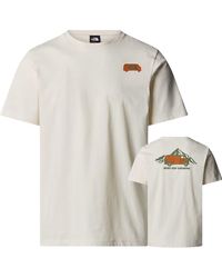 The North Face - Great Outdoors Graphic T-Shirt Dune Cotton - Lyst