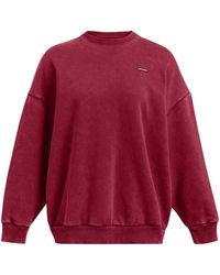 Under Armour - Icon Crew Neck Ribbed Collar Long Sleeve Sweatshirt - Lyst