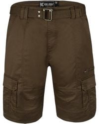 KAM Jeanswear - Kam Cargo Combat Shorts With Belt - Lyst