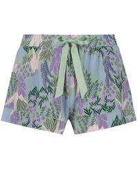 Hunkemöller - Pyjama Shorts Jersey Lace - Lyst