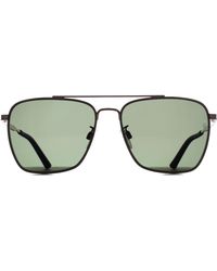 Oliver Peoples - Square Brushed G-15 Polarized Ov1362S R-15 Metal - Lyst