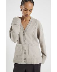 River Island - Cardigan Knitted Long Sleeve V-Neck - Lyst