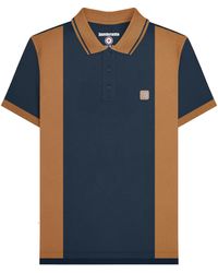 Lambretta - Ss24 Vintage Poloshirt (marine/tabak) - Lyst