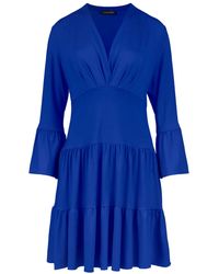 Conquista - Royal Jersey Tiered Dress - Lyst