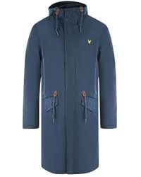 Lyle & Scott - Fishtail Parka Jacket Cotton - Lyst