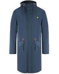 Lyle & Scott - Fishtail Parka Marineblaue Jacke - Lyst