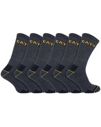 Caterpillar - 6 Pack Heavy Duty Work Socks For Steel Toe Boots - Lyst