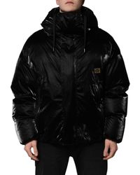 Dolce & Gabbana - Gewatteerde Jas Met Capuchon - Lyst