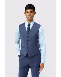 Ted Baker - Single Breasted Five Button V-Neck Slim Fit Suit Waistcoat - Lyst