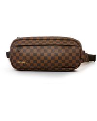 Spiral - Accessories Checkerboard Patterned Fanny Pack With Logo - Lyst