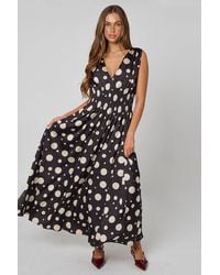 Urban Bliss - Spot Elasticated Waist Maxi Dress - Lyst
