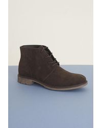 Brave Soul - Faux Suede Lace Up Desert Boot - Lyst
