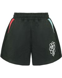 PUMA - X Mr. Doodle Stretch Waist Logo Shorts 530663 01 Cotton - Lyst