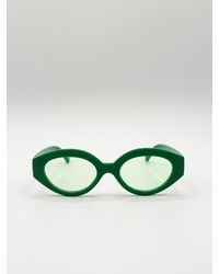 SVNX - Retro Small Oval Sunglasses - Lyst