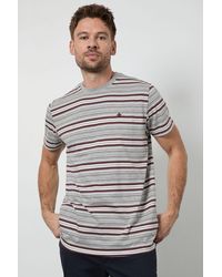 MAINE - Heritage Stripe T-Shirt Cotton - Lyst