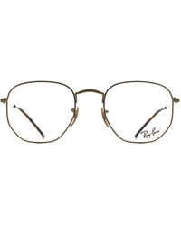 Ray-Ban - Square Arista Rx6448 Hexagonal Metal - Lyst