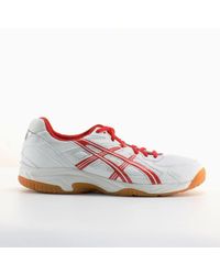 Asics Gel Blocker Pink Synthetic Textile Lace Up Trainers B65nq 2101 | Lyst  UK