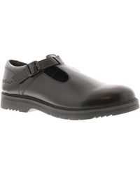 Kickers - School Shoes Finley T Bar Leather Buckle Leather (Archived) - Lyst