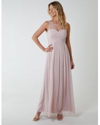 Blue Vanilla - Embellished Maxi Dress - Lyst