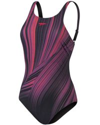 Speedo - Womenss Shaping Enlace Printed Swimsuit - Lyst
