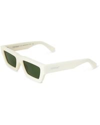 Off-White c/o Virgil Abloh - Accessories Off Manchester 53 Rectangle Full Rim Sunglasses - Lyst