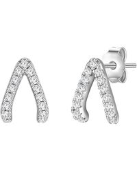 Glanzstücke München - Stud Earring Sterling Zirconia - Lyst