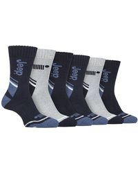 Jeep - 6 Pack Walking Boot Socks - Lyst