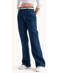 Hiccup - High Waist Wide Leg Jeans - Lyst