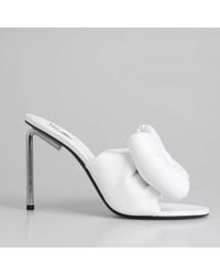 Off-White c/o Virgil Abloh - Nappa Bow High Allen Pointed Heels - Lyst
