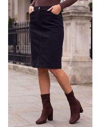 Roman - Corduroy A-Line Skirt - Lyst
