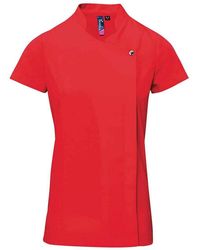 PREMIER - Ladies Blossom Short Sleeve Tunic (Strawberry) - Lyst