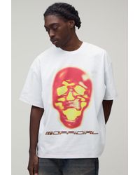 BoohooMAN - Afterlight Skeleton Printed Short Sleeve T-Shirt - Lyst