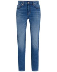 HUGO - Five Pocket Design Slim Fit Jeans - Lyst