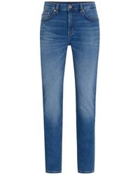 HUGO - Five Pocket Design Slim Fit Jeans - Lyst