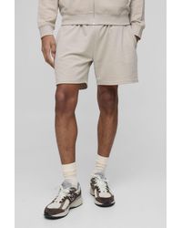 BoohooMAN - Lightweight Basic Relaxed Fit Mid Length Shorts - Lyst