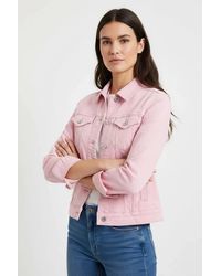 Secret Label - Coloured Boxy Denim Jacket - Lyst
