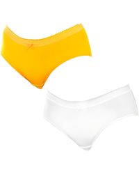 DIM - Pack-2 Elastic And Breathable Fabric Panties D05Dn - Lyst