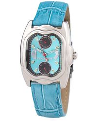 Chronotech - Blue Leather Watch - Lyst