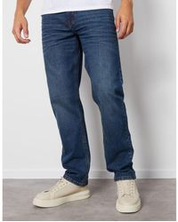 Threadbare - Dark Indigo 'canterbury' Straight Fit Jeans With Stretch - Lyst