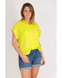 Secret Label - Short Roll Sleeve Pocket Top - Lyst