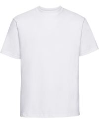 Russell - Europe Classic Heavyweight Ringspun Short Sleeve T-Shirt Cotton - Lyst