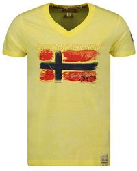 GEOGRAPHICAL NORWAY - Short Sleeve T-Shirt Sw1561Hgn - Lyst
