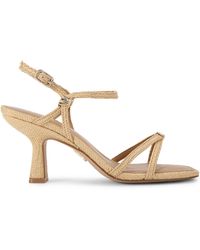 Steve Madden - Posy Raffia Sandals Fabric - Lyst